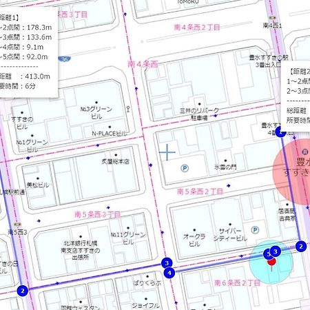 Downtown Area Spacious Cozy Room Susukino Ik901 Sapporo Esterno foto